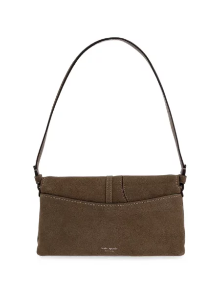 Geantă Kate Spade din piele de căprioară maro