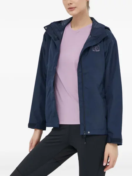 Geacă Helly Hansen cu glugă albastru