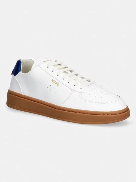 HUGO Neston sneakers pentru bărbați din piele alb
