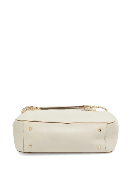 Geanta de piele Dkny din piele alb