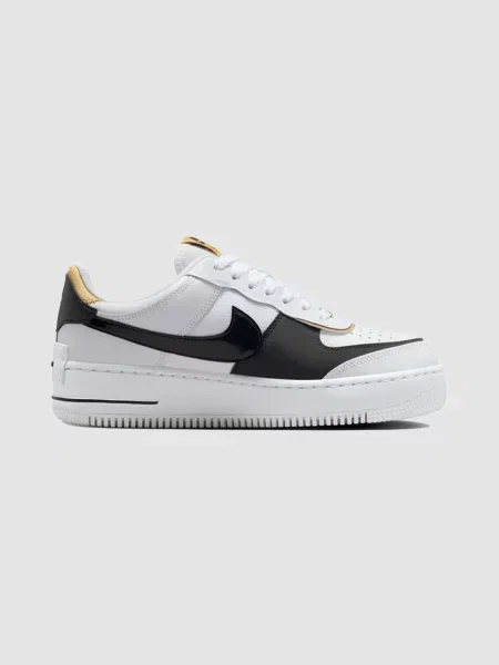 Кожаные повседневные кроссовки Nike Air Force 1 белые
