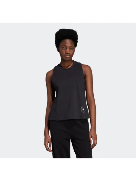 Tank top adidas x Stella McCartney Logo Tank Top Black XS črna