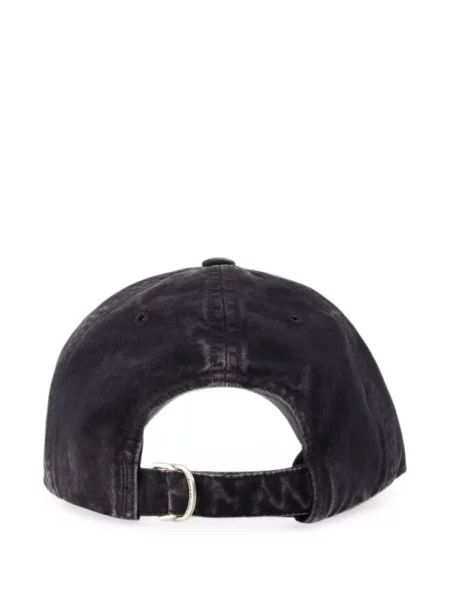 Șapcă Acne Studios cu autograf negru