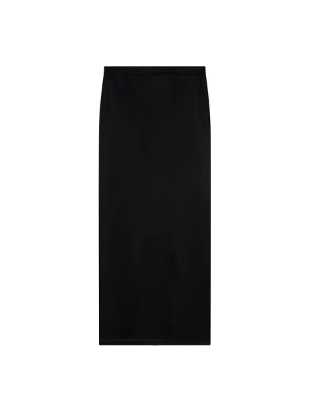 Satynowa długa spódnica maxi Pinko czarna
