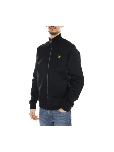Bluza rozpinana Lyle & Scott czarna