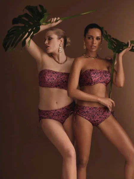 Раздельный купальник со съемными бретелями