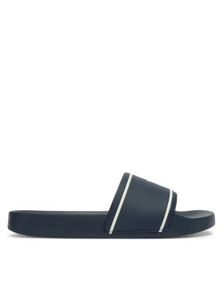 Tommy Jeans Klapki Tjw Poolslides Granatowy