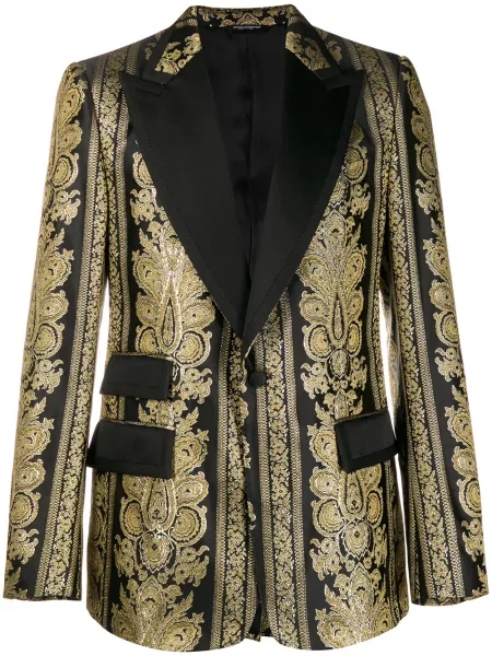 Costum Dolce & Gabbana din jacard negru