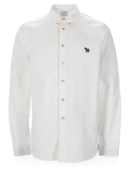 Cămașă Ps Paul Smith cu model zebră alb