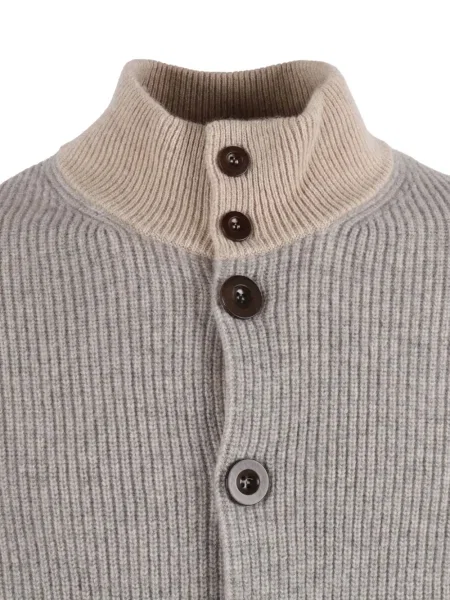 Cardigan Ballantyne de lână gri