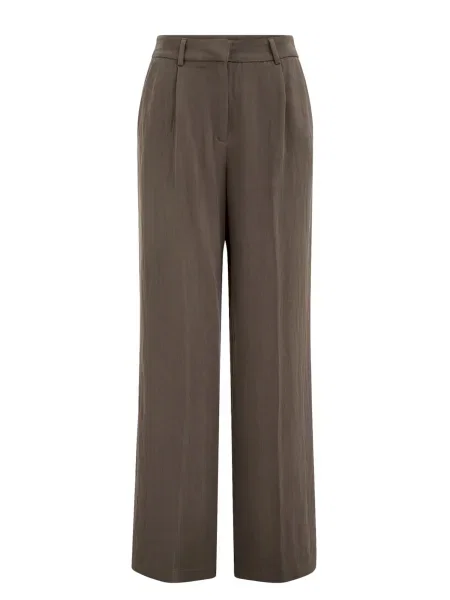 WE Fashion Pantaloni cutați pământiu