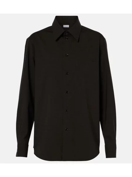 Cămașă Burberry de lână verde