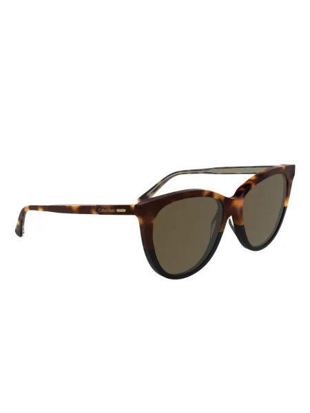 Ochelari de soare Calvin Klein maro