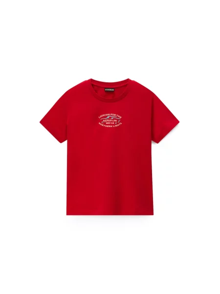 NAPAPIJRI Tricou BLISS crem / turcoaz roșu
