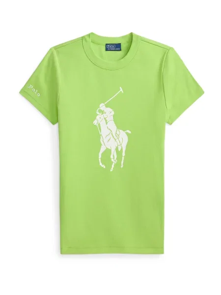 Polo Ralph Lauren Tricou verde măr alb