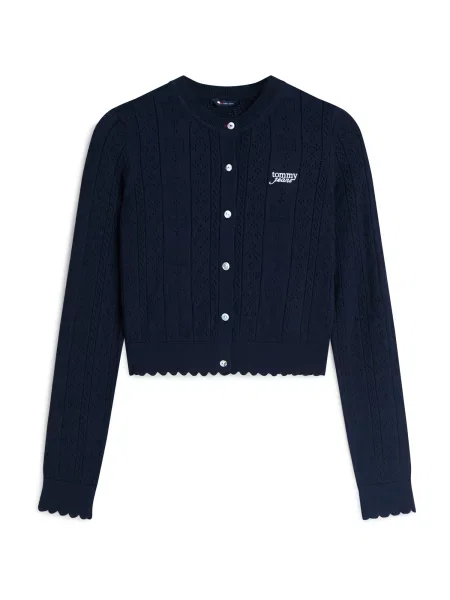 Tommy Jeans Geacă tricotată marin albastru