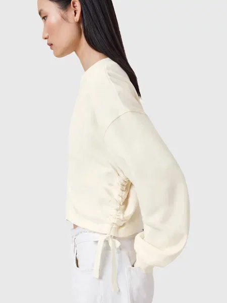 Однотонный свитер Allsaints бежевый