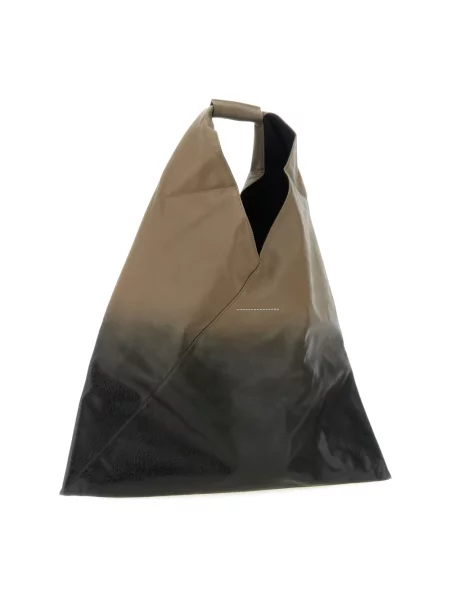 Maison Margiela torebka skórzana zielona