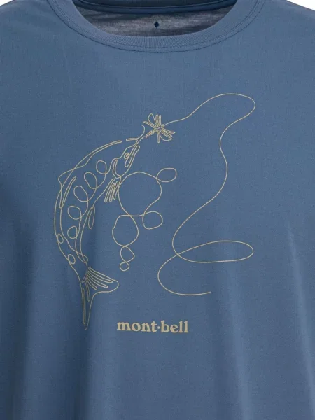 Tricou Montbell cu imagine albastru