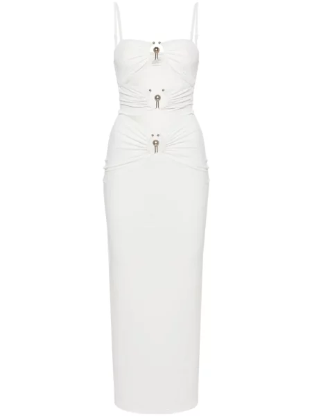 Maksi sukienka maxi Christopher Esber garniturowa biała