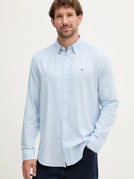 TOMMY HILFIGER Cămașă deschis albastru