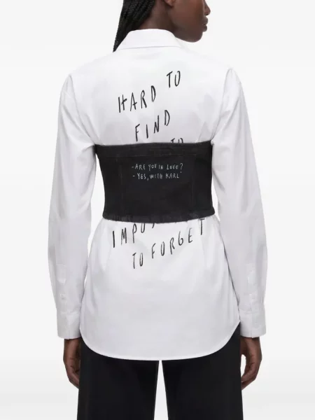 Top Karl Lagerfeld Jeans negru