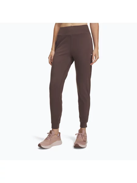 Pantaloni pentru femei Under Armour Motion Jogger peppercorn/white alb