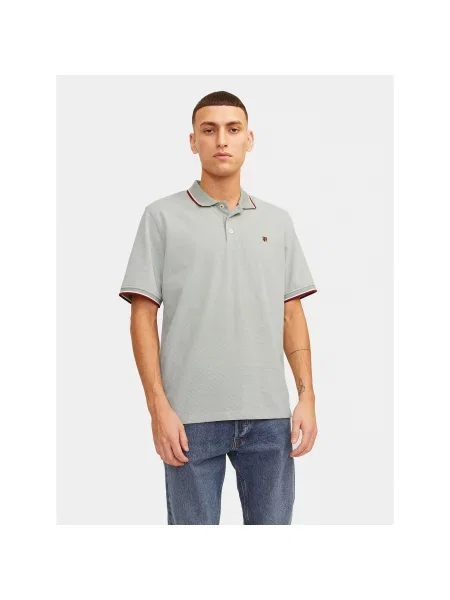 Jack&Jones Polo Bluwin Regular Fit γκρι