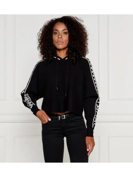 Marc Cain Hanorac | Oversize fit negru