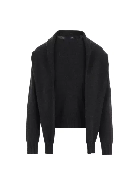 Sweter Arch4 z kaszmiru kopertowy szary