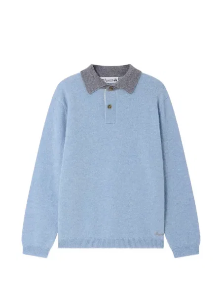Sweter dziecięcy Bonpoint niebieski