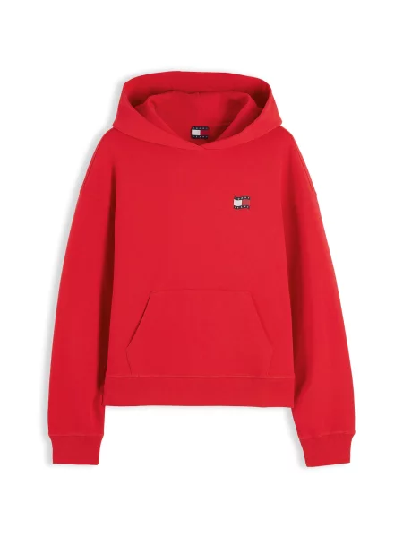Palton Tommy Jeans roșu