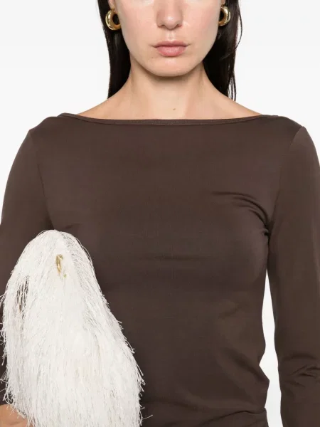 Tricou St. Agni lung maro