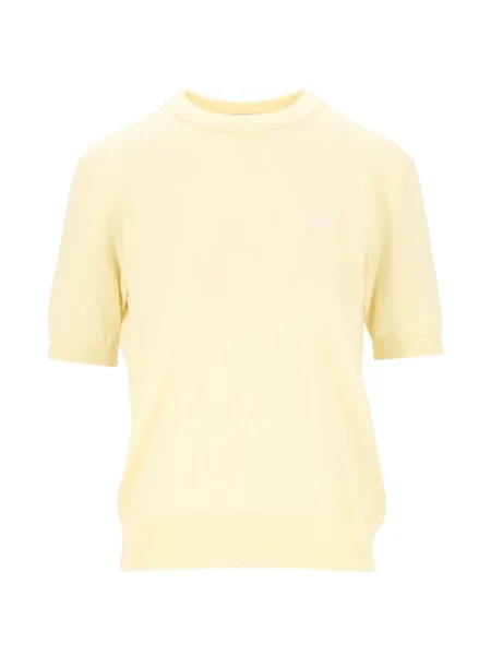 Top Loewe de lână galben