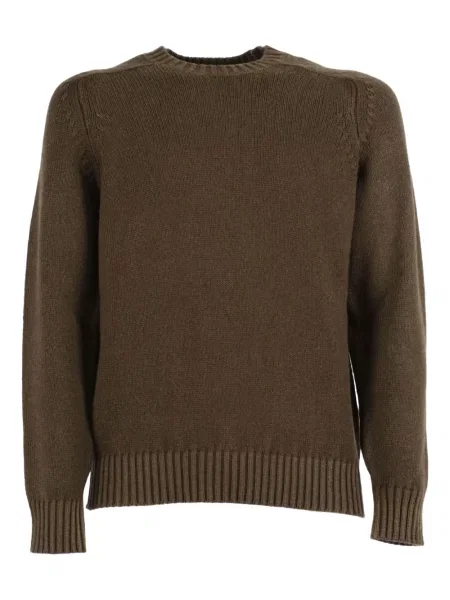 Pulover Circolo 1901 de lână cu decolteu rotund maro