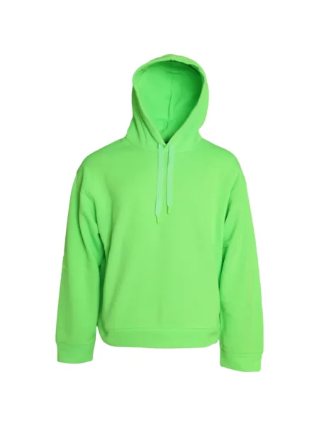 Hanorac cu glugă Dolce & Gabbana cu glugă cu cordon verde