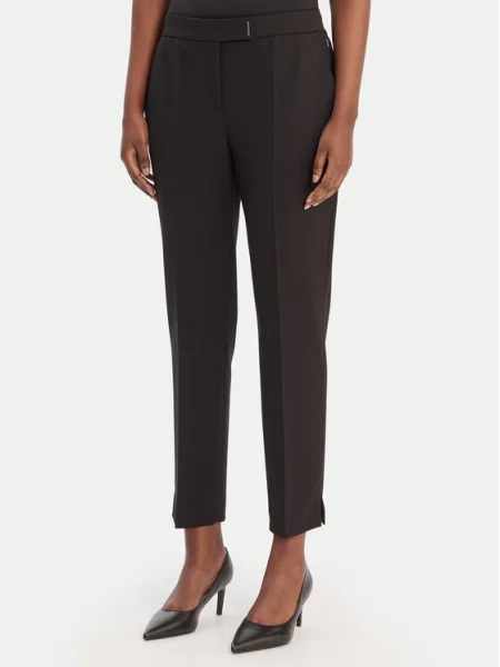 BOSS Pantaloni din Tapria-Crop negru