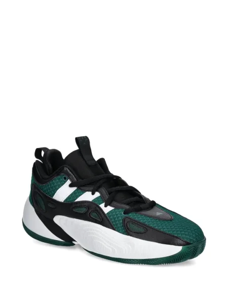 Pruhovaná džínová bunda Adidas s kapucí černá