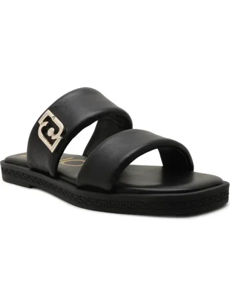 Liu Jo De piele șlapi IMAN 01 negru