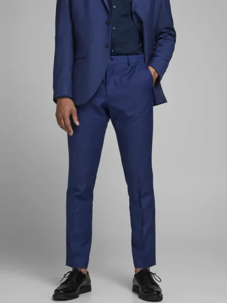 Jack&Jones Pantaloni chino Solaris Bleumarin Super albastru