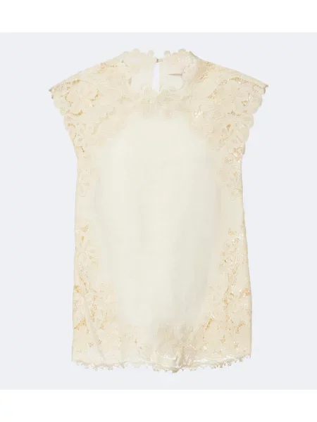 Top Ulla Johnson de in alb