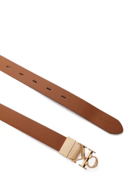 Calvin Klein Moteriškas Diržas Facet CK Pebble ruda