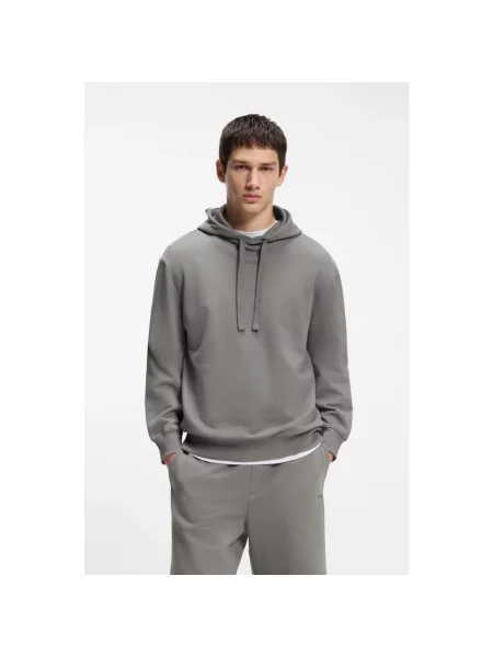 Bluza z kapturem Boss z kapturem szara
