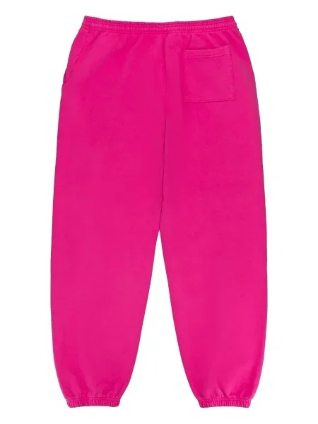 Pantaloni Sp5der cu imagine alergare roz