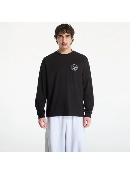 Tricou Horsefeathers Altitude Ls T-Shirt Black L negru