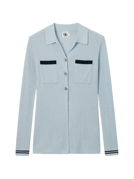 Cardigan B+ab tricotate albastru