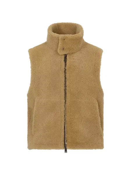 Vestă Dsquared2 din piele de oaie