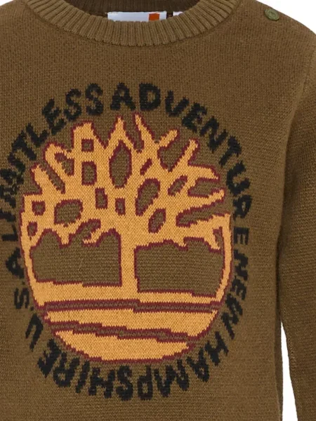 Sweter dziecięcy Timberland zielony