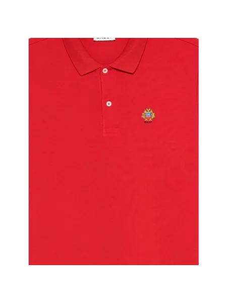 Koszulka polo Bally z logo czerwona