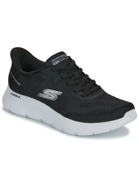 Hlačke slip Skechers črna